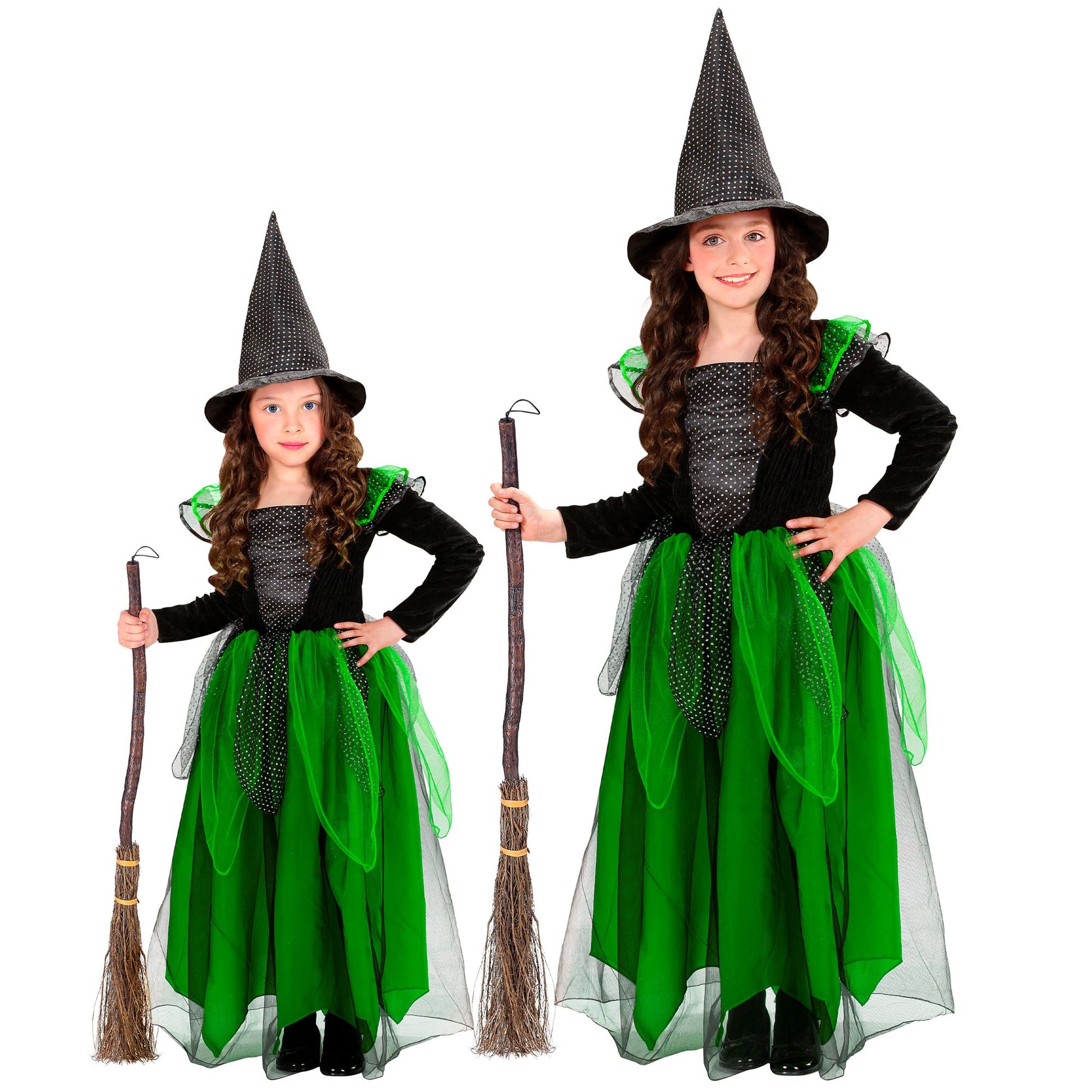 "HEXE" (Kleid, Hut) – Vorderansicht