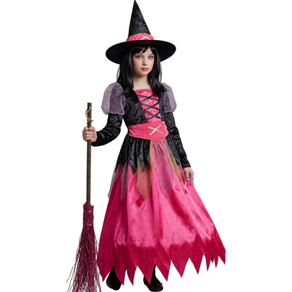 "HEXE" (Kleid, Hut) – Vorderansicht