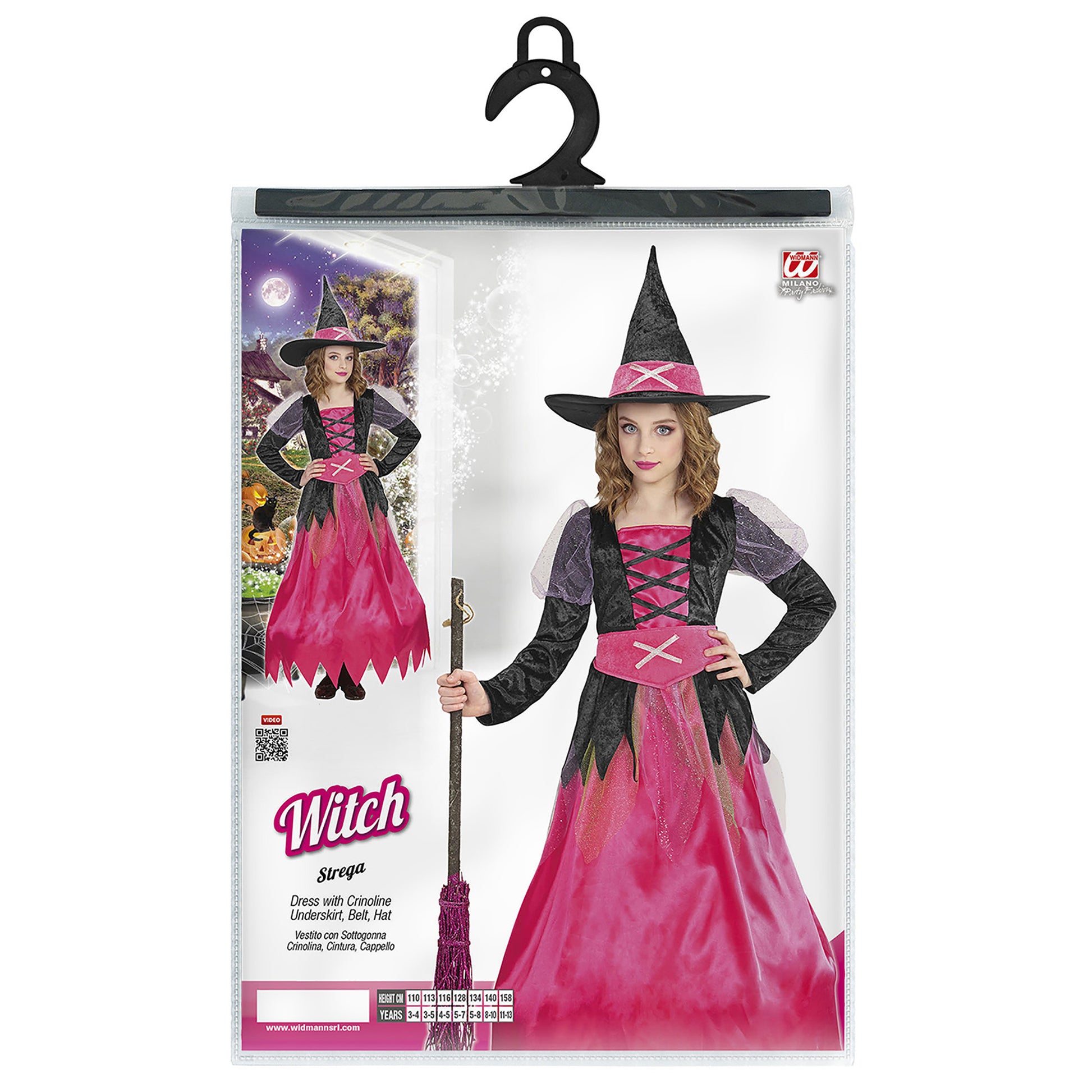"HEXE" (Kleid, Hut) – Detailansicht