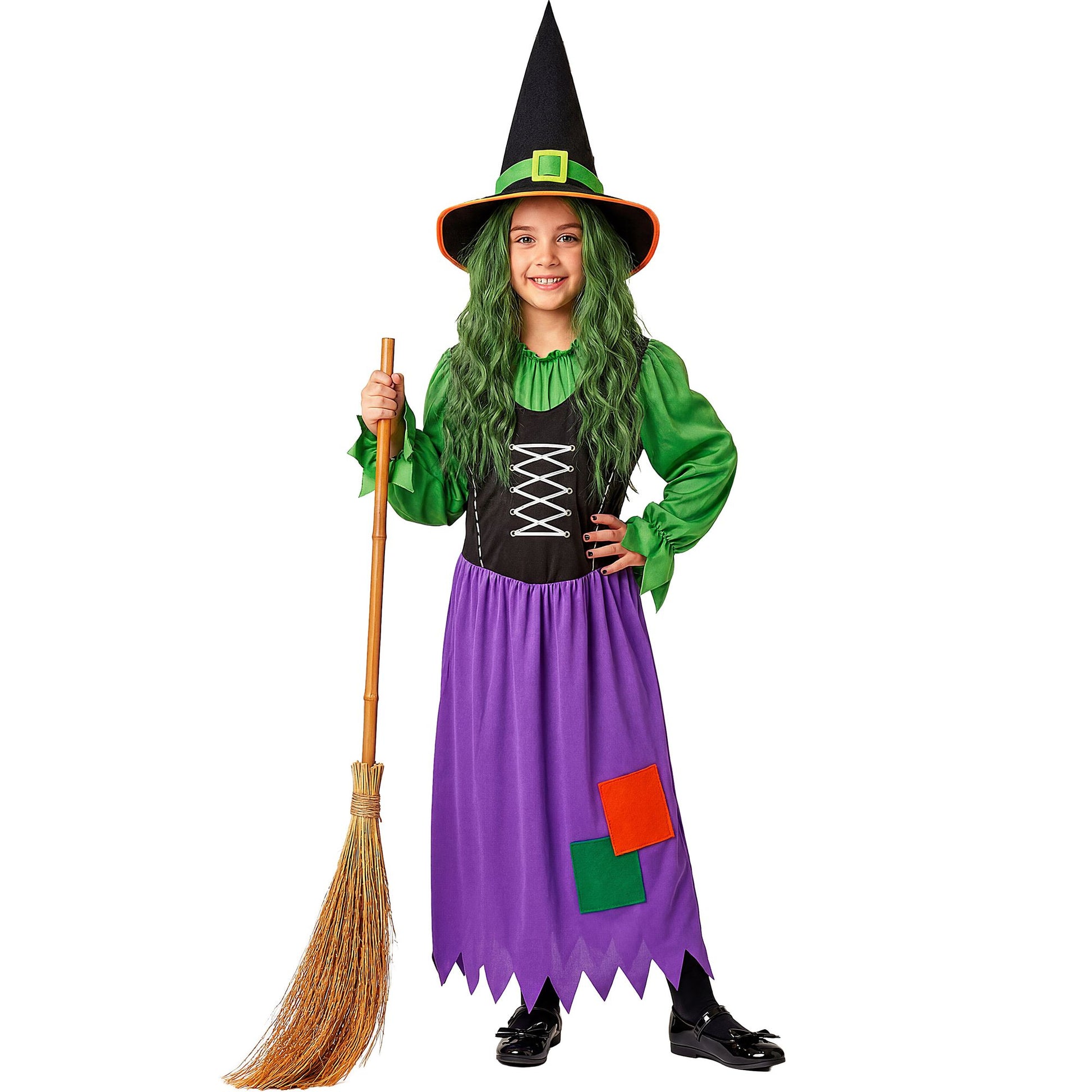 "HEXE" (Kleid, Hut) – Vorderansicht