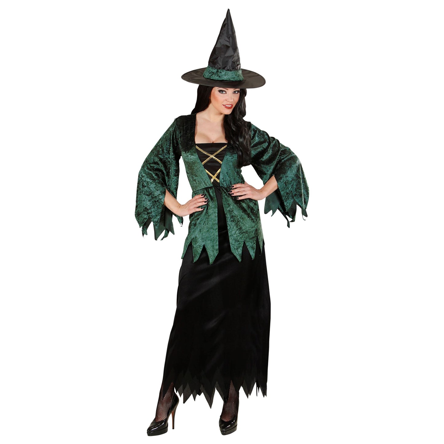 "HEXE" (Kleid, Hut) – Detailansicht