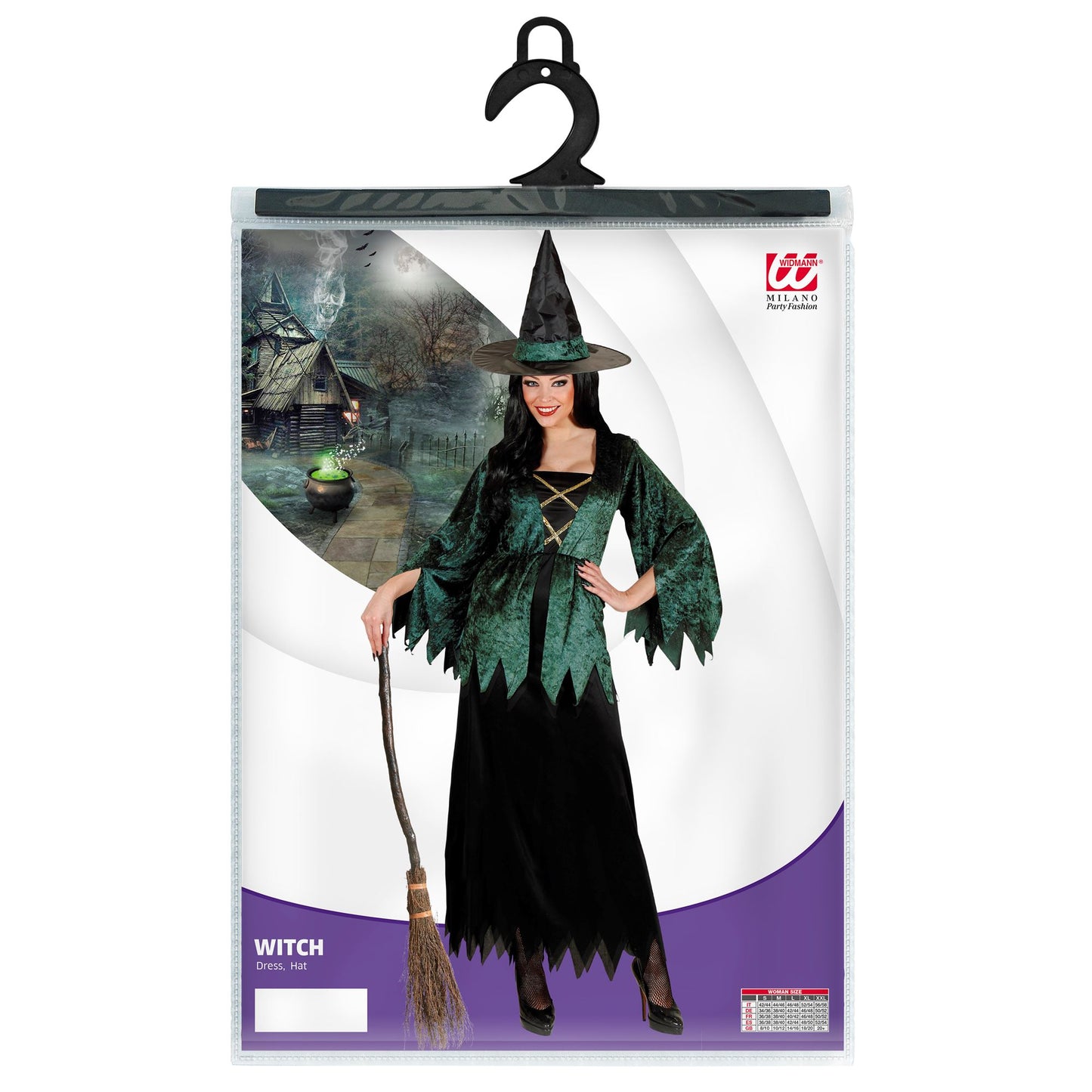 "HEXE" (Kleid, Hut) – Ansicht 3