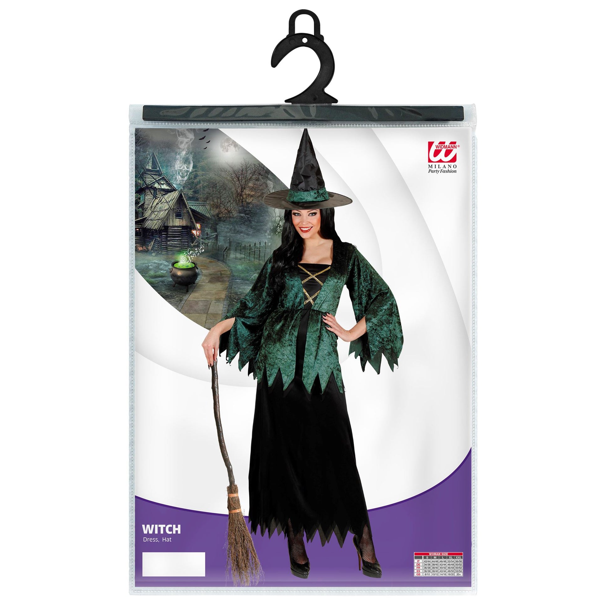 "HEXE" (Kleid, Hut) – Ansicht 3