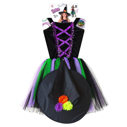 "HEXE" (Kleid mit Tutu, Hut) – Ansicht 3