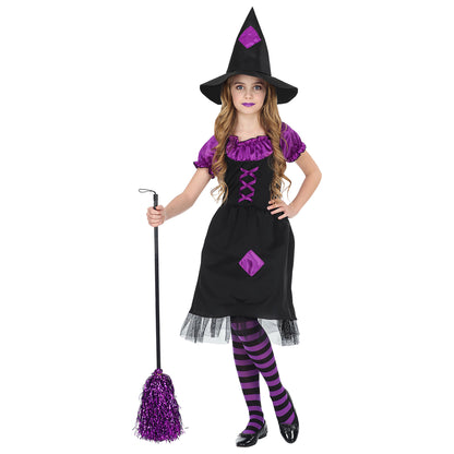 "HEXE" (Kleid mit Unterrock & Reifrock, Hut) – Detailansicht