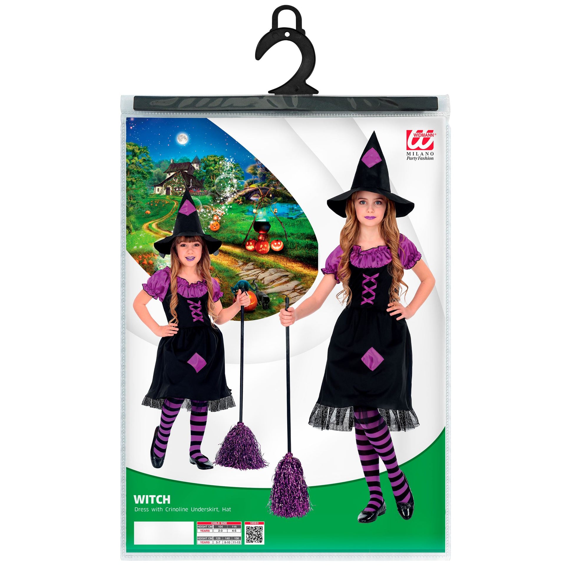 "HEXE" (Kleid mit Unterrock & Reifrock, Hut) – Ansicht 5