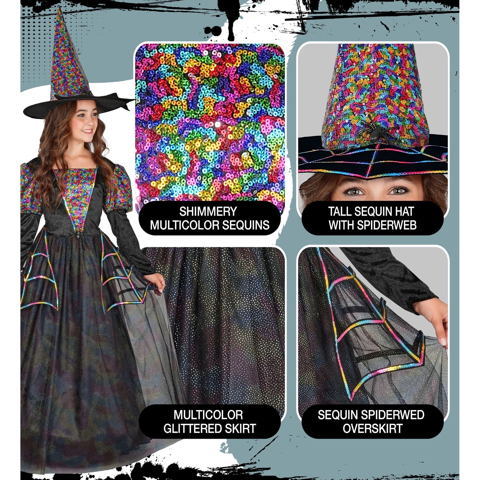 "HEXE" (Kleid mit Unterrock & Reifrock, Hut) – Ansicht 6