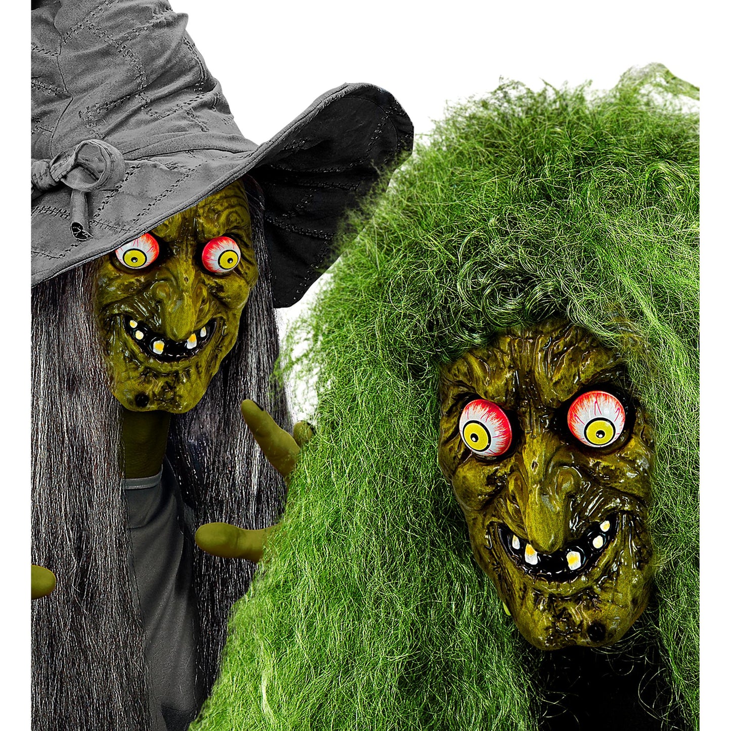 "HEXENMASKE MIT WACKELAUGEN" – Ansicht 3