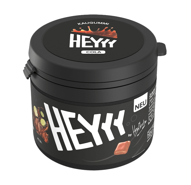 Heyyy Kaugummi Cola grün 68 g Dose