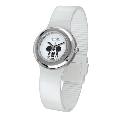 HIP HOP MICKEY METAL WHITE HWU0920 Only Time Armbanduhr 32 mm Weiss ansicht-2