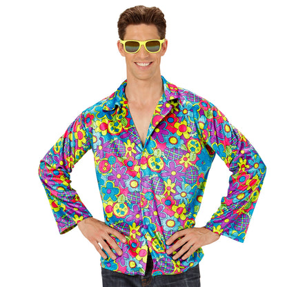 "HIPPIE FLOWER SHIRT" – Vorderansicht