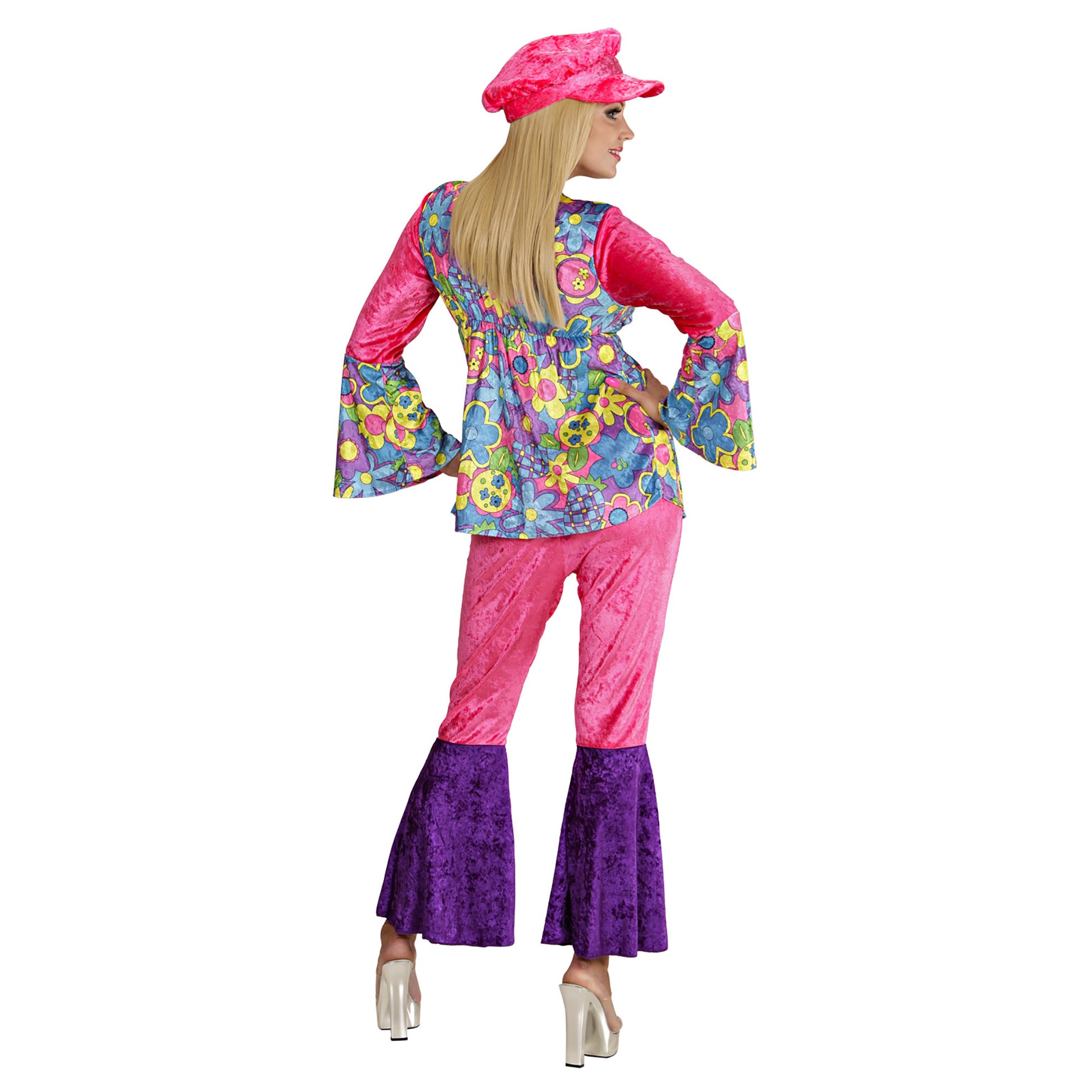 "HIPPIE GIRL" aus Samt (Bluse, Hose, Hut) – Ansicht 3