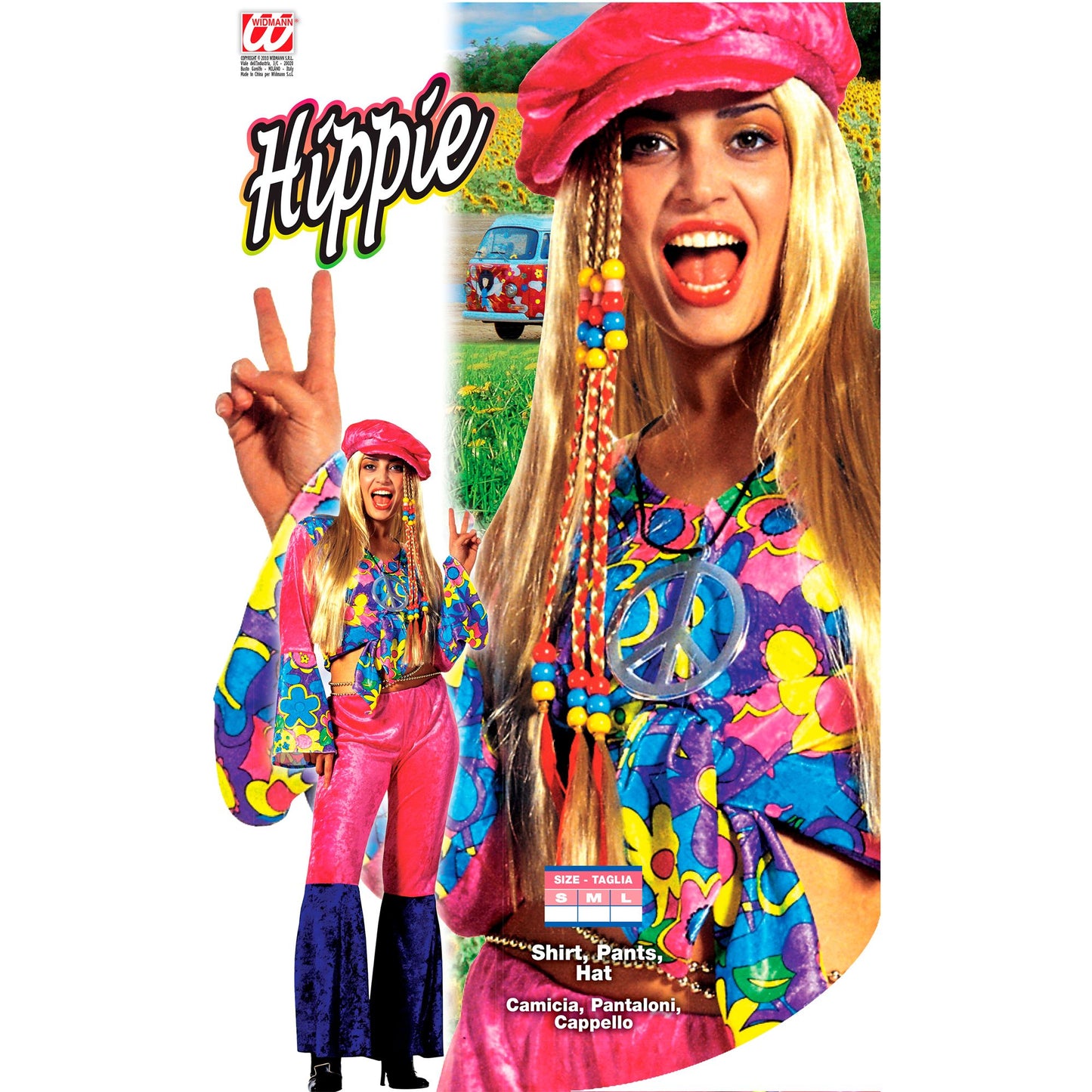 "HIPPIE GIRL" aus Samt (Bluse, Hose, Hut) – Ansicht 4