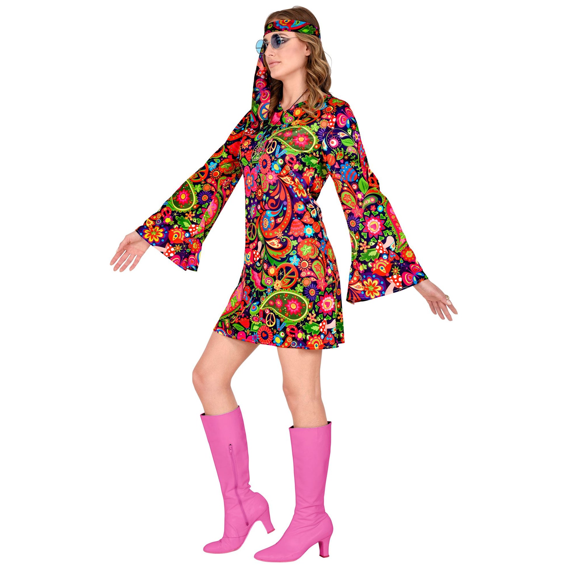 "HIPPIE GIRL" (Kleid, Stirnband) – Ansicht 3
