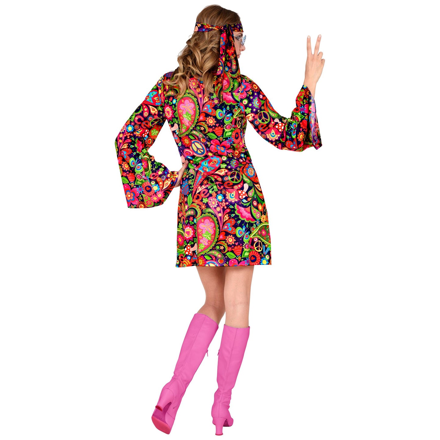 "HIPPIE GIRL" (Kleid, Stirnband) – Ansicht 4