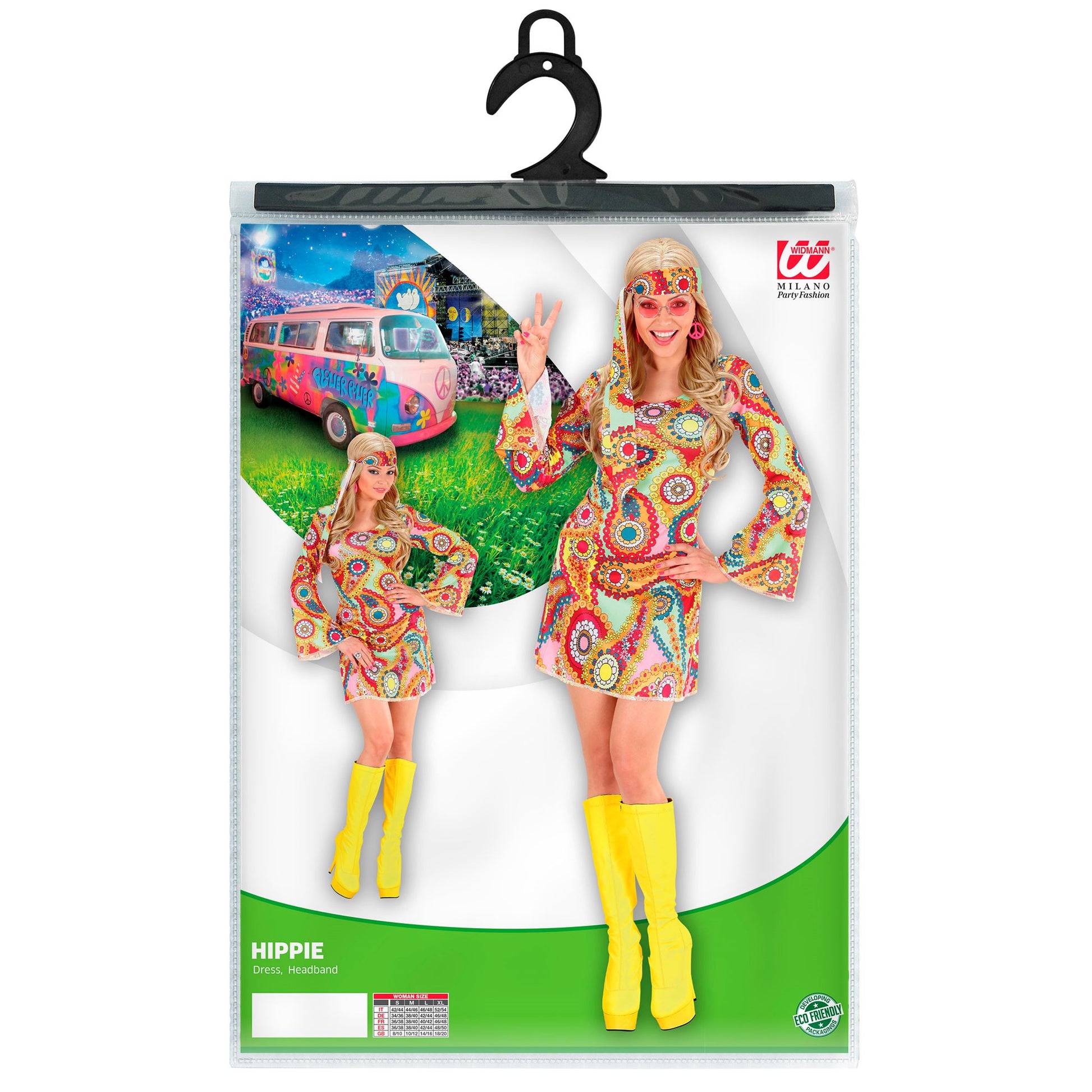 "HIPPIE GIRL" (Kleid, Stirnband) – Ansicht 4