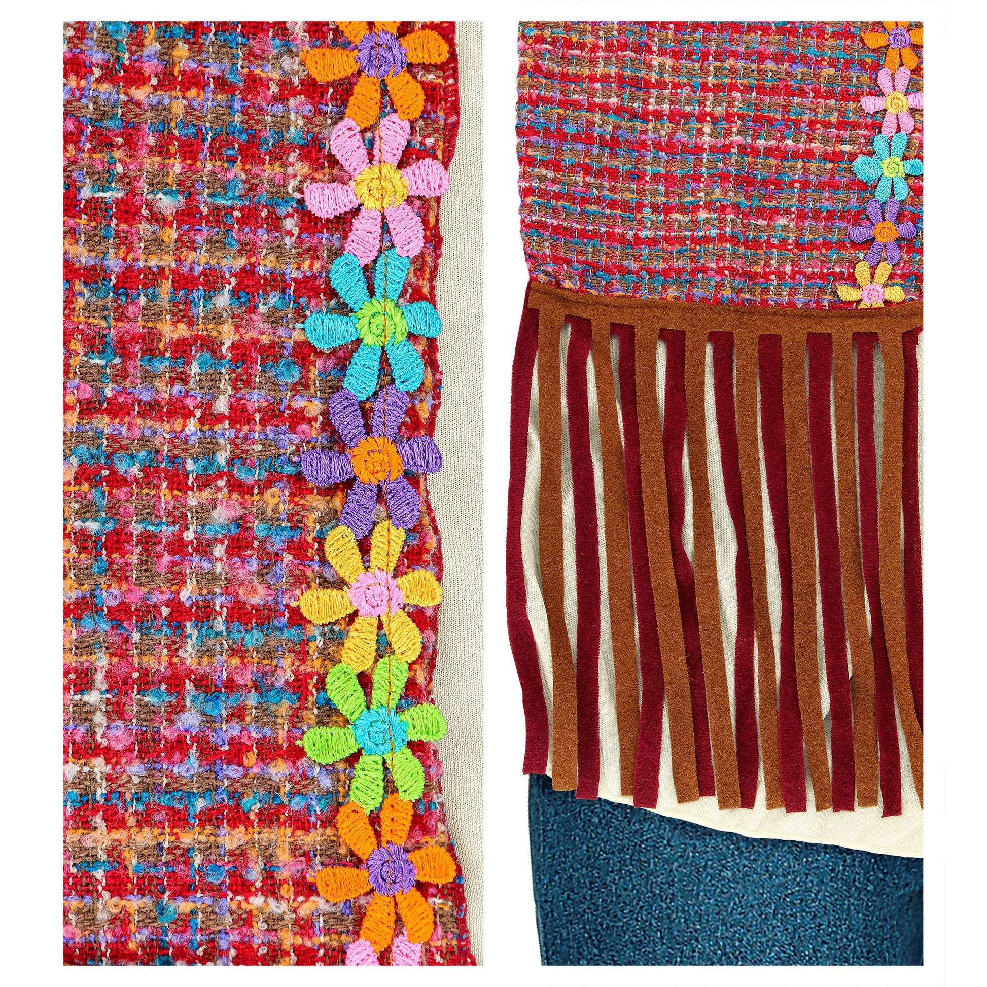 "HIPPIE" (Hemd mit Weste, Hose, Stirnband, Kette) – Ansicht 4