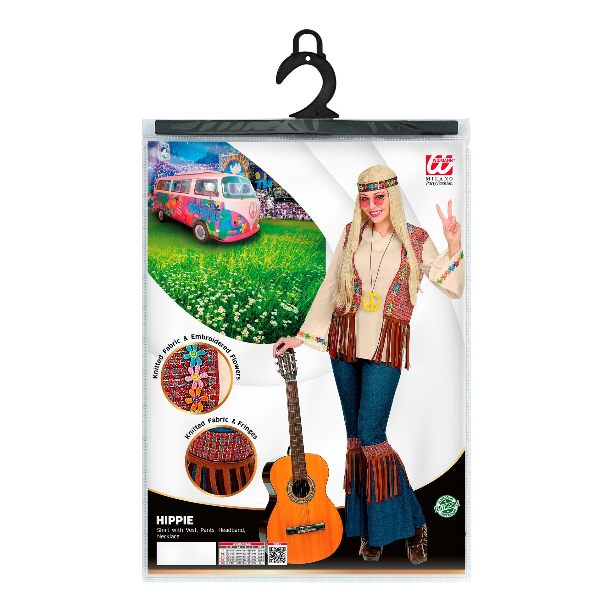 "HIPPIE" (Hemd mit Weste, Hose, Stirnband, Kette) – Ansicht 5