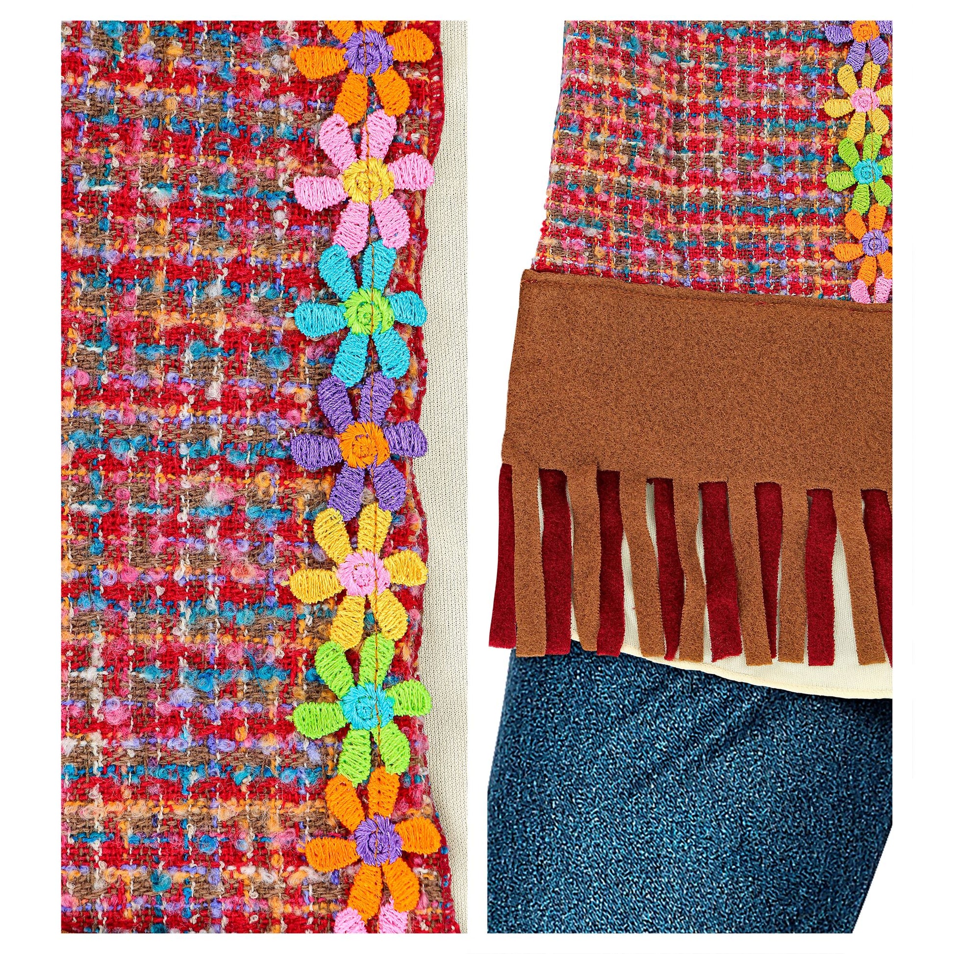 "HIPPIE" (Hemd mit Weste, Hose, Stirnband, Kette) – Ansicht 4