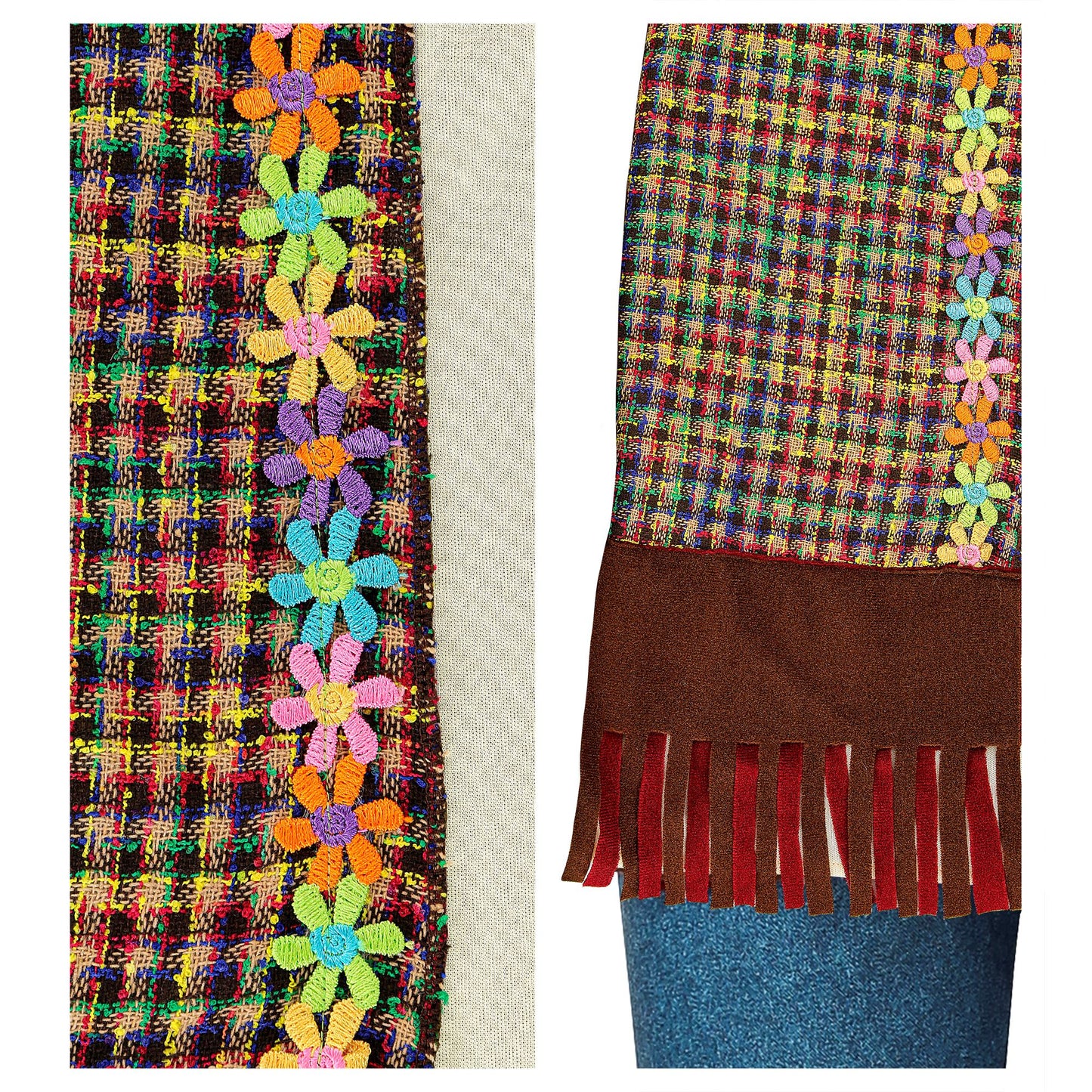 "HIPPIE" (Hemd mit Weste, Hose, Stirnband, Kette) – Ansicht 3