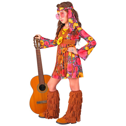 "HIPPIE" (Kleid, Stirnband, Stiefelüberzieher) – Ansicht 3