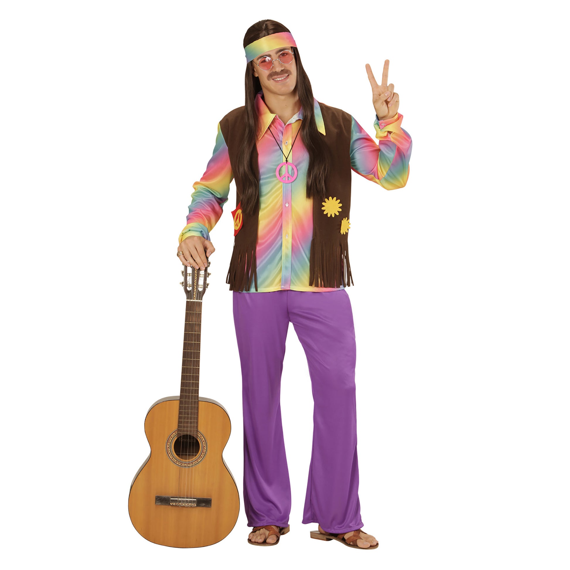 "HIPPIE" (Shirt mit Weste, Hose, Stirnband) – Ansicht 3