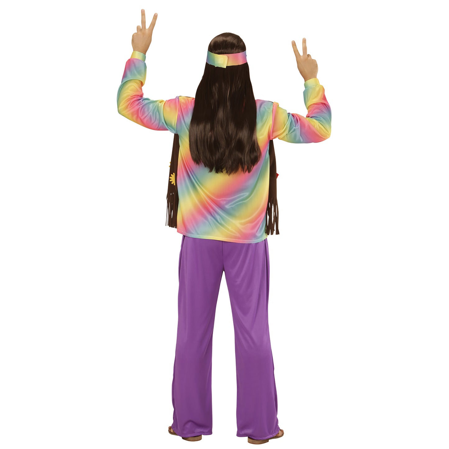 "HIPPIE" (Shirt mit Weste, Hose, Stirnband) – Ansicht 4