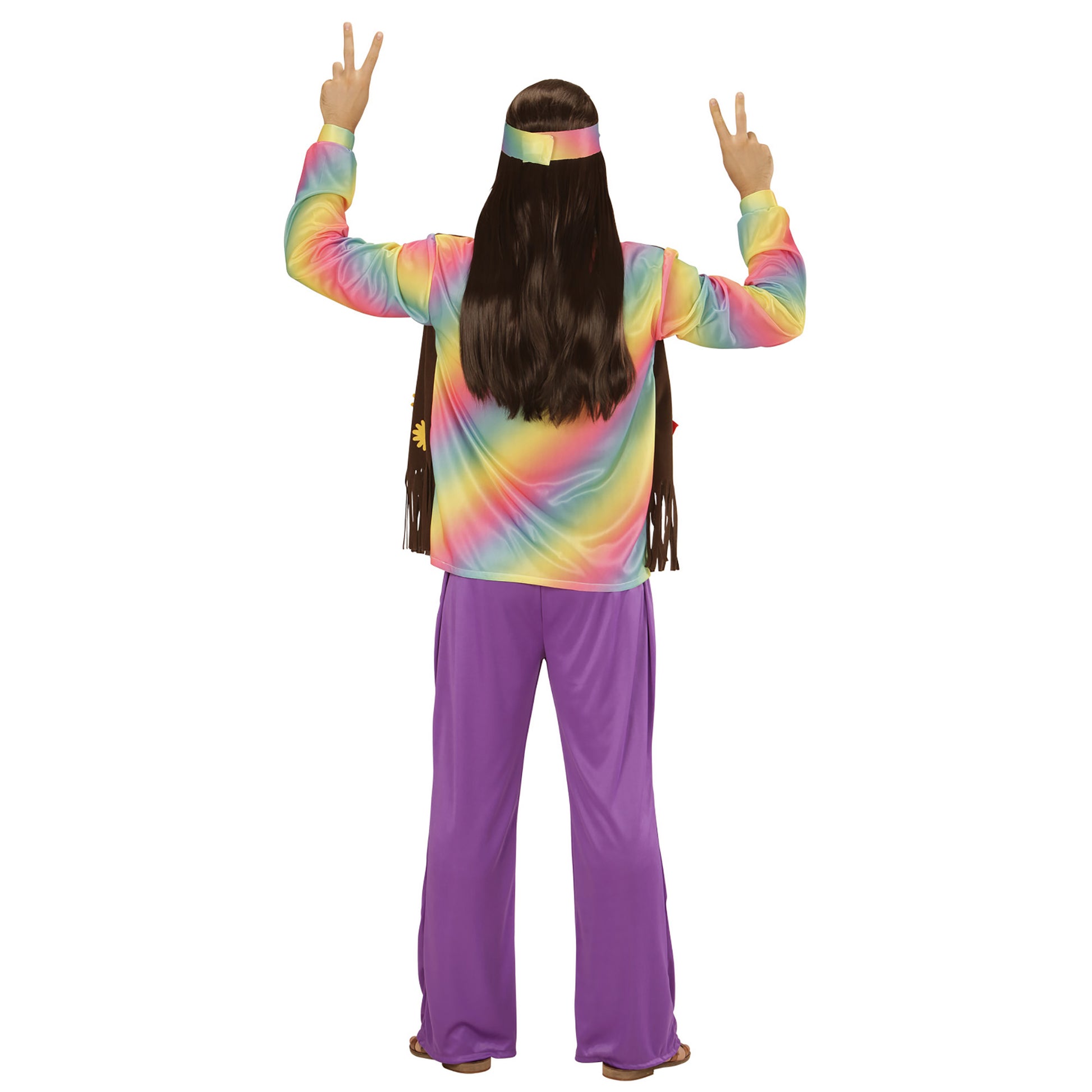 "HIPPIE" (Shirt mit Weste, Hose, Stirnband) – Ansicht 4