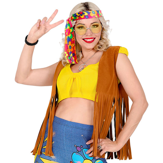 "HIPPIE" (Weste mit Stirnband) – Vorderansicht
