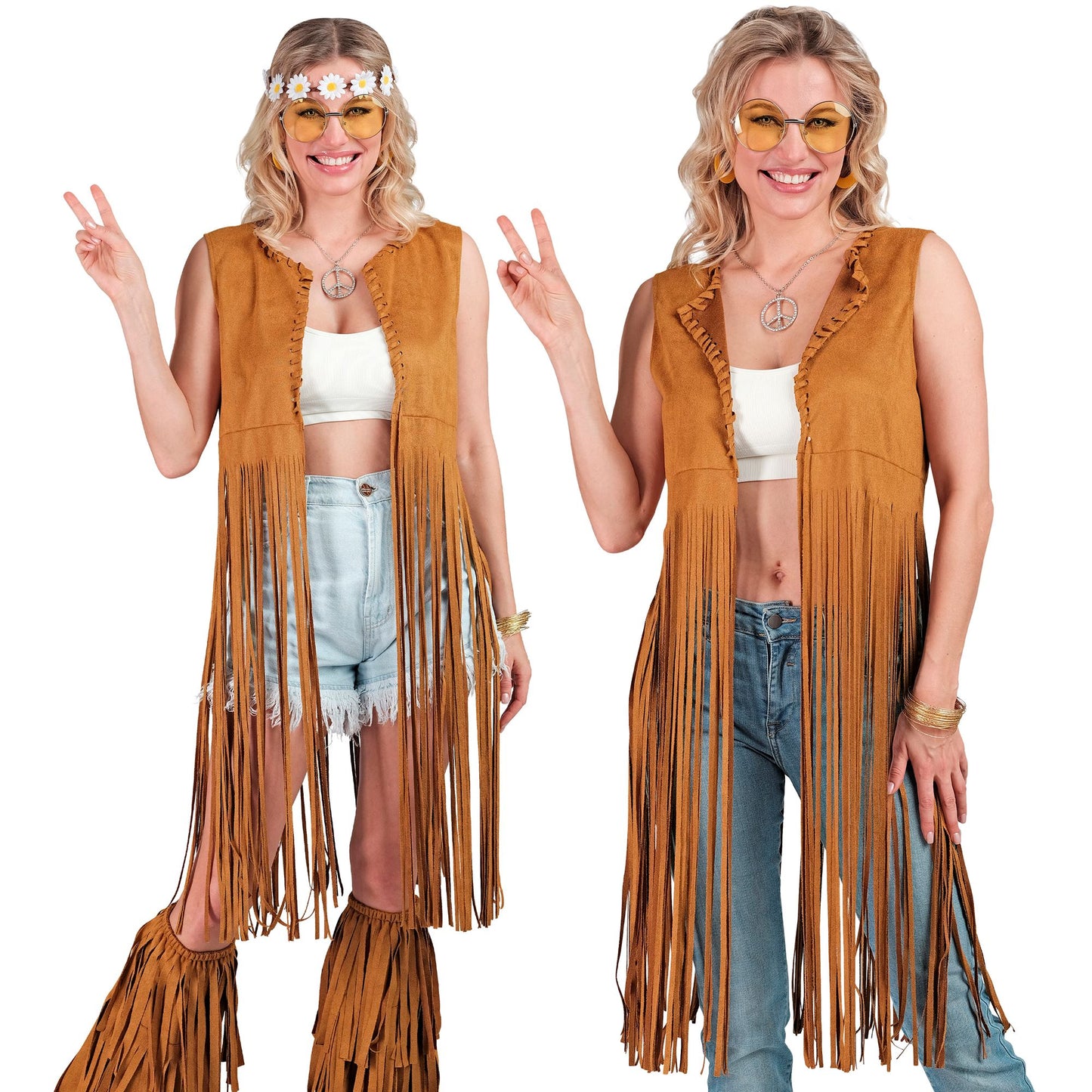 "HIPPIE" (Weste) – Vorderansicht