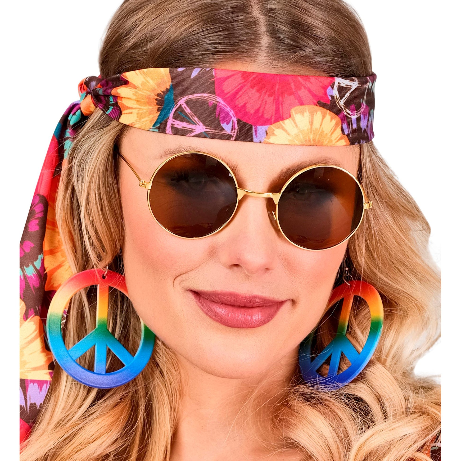 "HIPPIEBRILLE MIT BRAUNEN GLÄSERN" – Ansicht 4