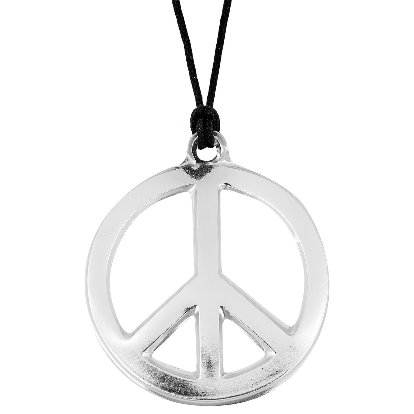 "HIPPIEKETTE" aus Plastik – Vorderansicht