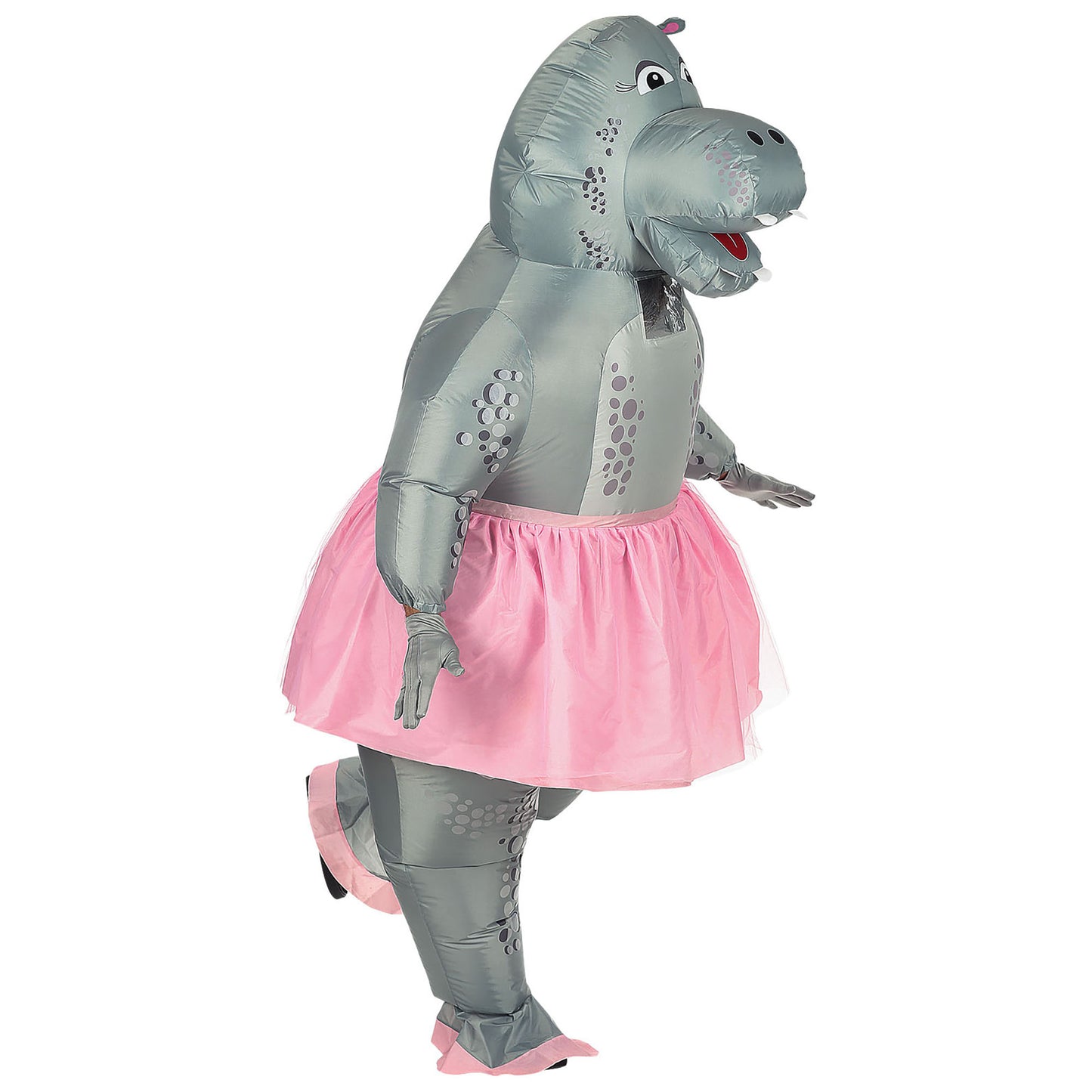 "HIPPO BALLERINA" (aufblasbares Kostüm m. integriertem Gebläse & Maske) – Ansicht 3