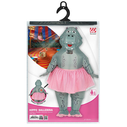 "HIPPO BALLERINA" (aufblasbares Kostüm m. integriertem Gebläse & Maske) – Ansicht 5