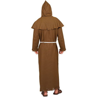 "HISTORISCHER MÖNCH" (Robe, Gürtel, Kapuze) aus dicht gewebtem Stoff – Ansicht 4