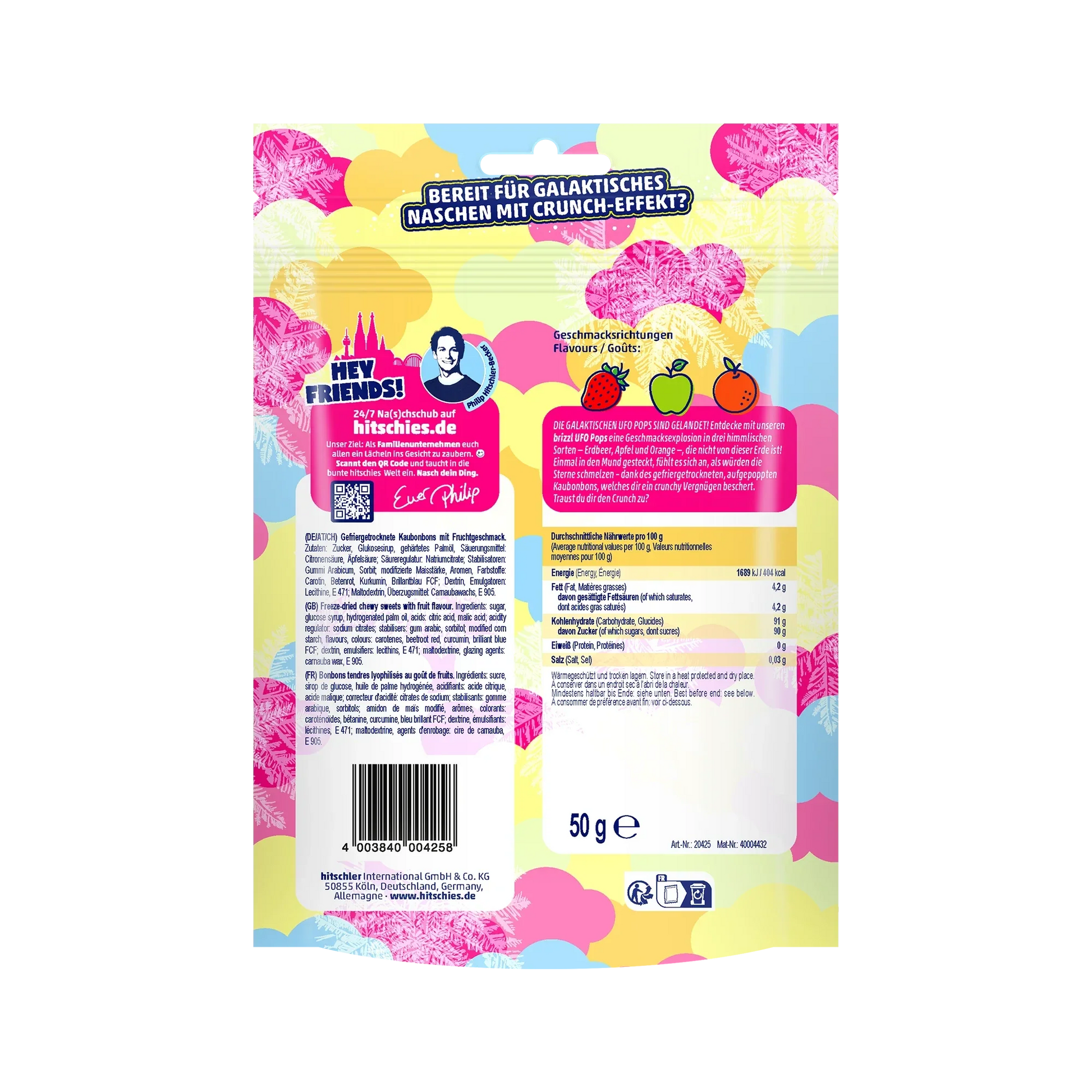 Hitschies brizzl UFO Pops Freeze Dried Candy 50g - Candyshop.ch