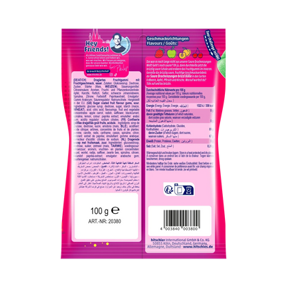 Hitschies Saure Drachenzungen Brizzl Bälle Fruchtgummi 100 g