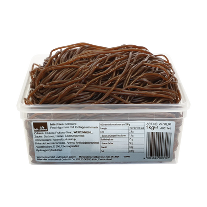 Hitschies Fruchtgummi Schnüre Cola 1000 g Packung