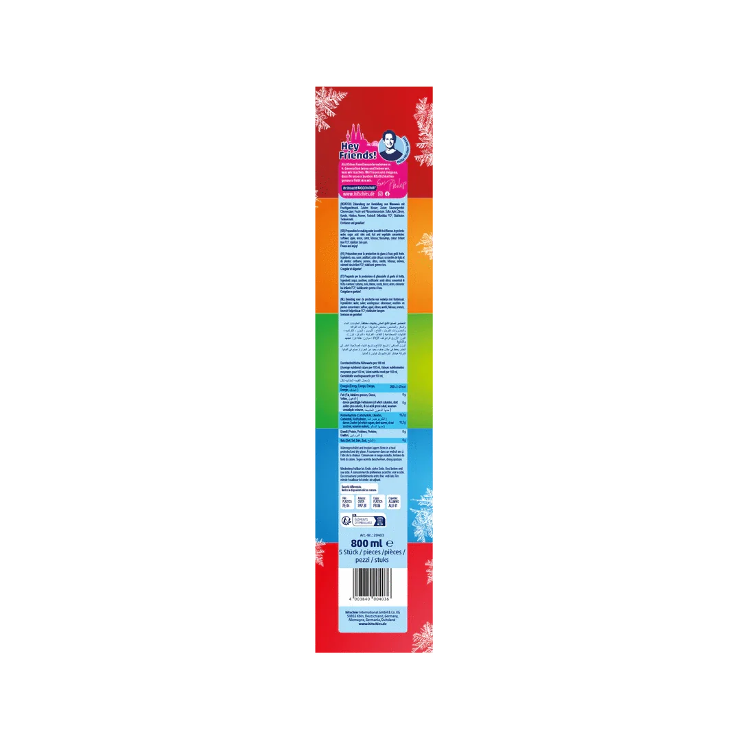 hitschies Saure Drachenzungen Kratzies Wassereis 5x160ml - Candyshop.ch