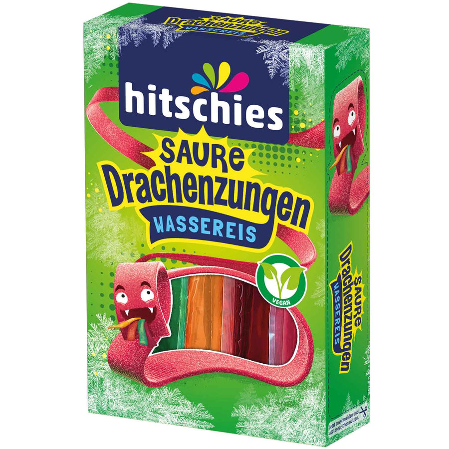 Hitschies Saure Drachenzungen Wassereis 10x40ml Fruchtgeschmack