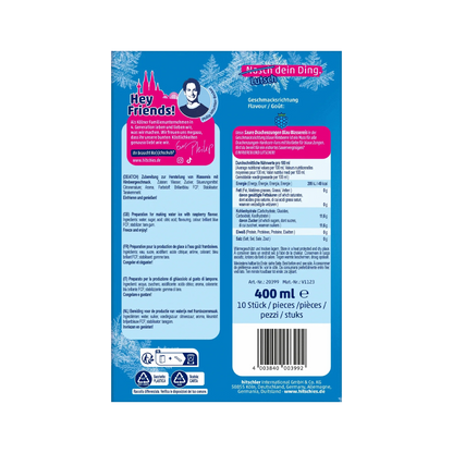 Hitschies Saure Drachenzungen Blue Edition Wassereis 10x40ml Packung