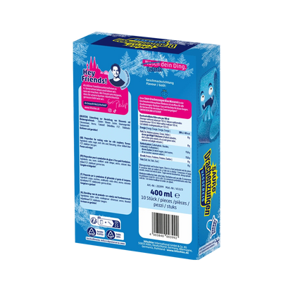 Hitschies Saure Drachenzungen Blue Edition Wassereis 10x40ml Packung