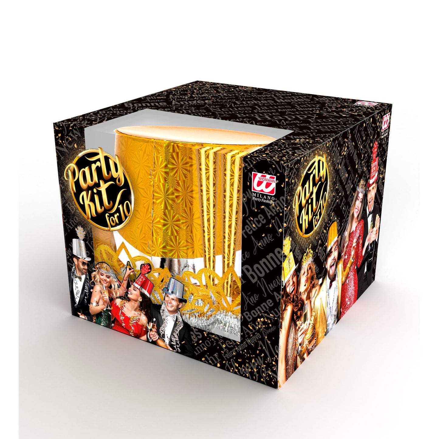 "HOLOGRAFISCHES PARTY KIT LAS VEGAS GOLD" – Detailansicht