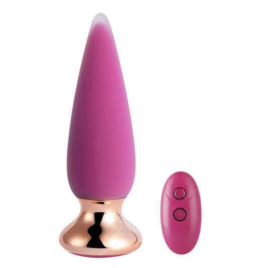 Honey Play Box Honey Play Box, Doro Plus, Vibrierende Analplugs, 10 Vibrating Modes, Remote Control, Gebogen, Aufladbar, ABS+