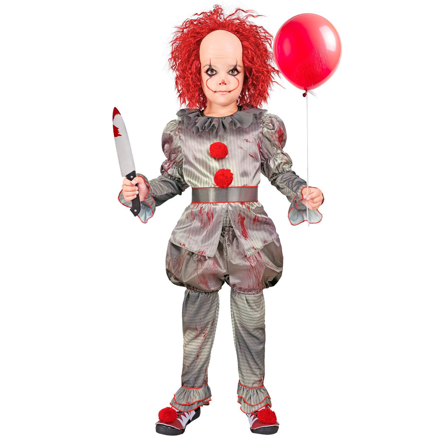 "HORROR CLOWN" (Hemd, Hose, Shorts, Gürtel, Überschuhe) – Detailansicht