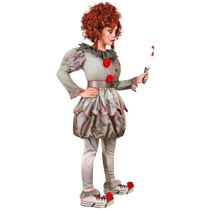 "HORROR CLOWN" (Kleid, Leggings, Gürtel, Schuhüberzieher) – Ansicht 3