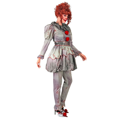 "HORROR CLOWN" (Kleid, Leggings, Gürtel, Schuhüberzieher) – Ansicht 3
