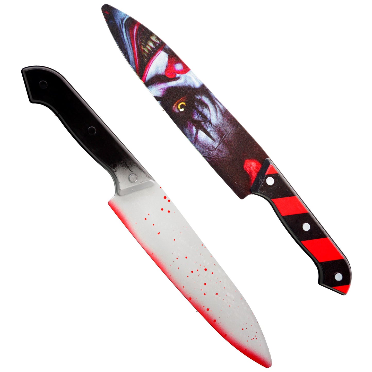 "HORROR CLOWN MESSER" 31 cm – Vorderansicht