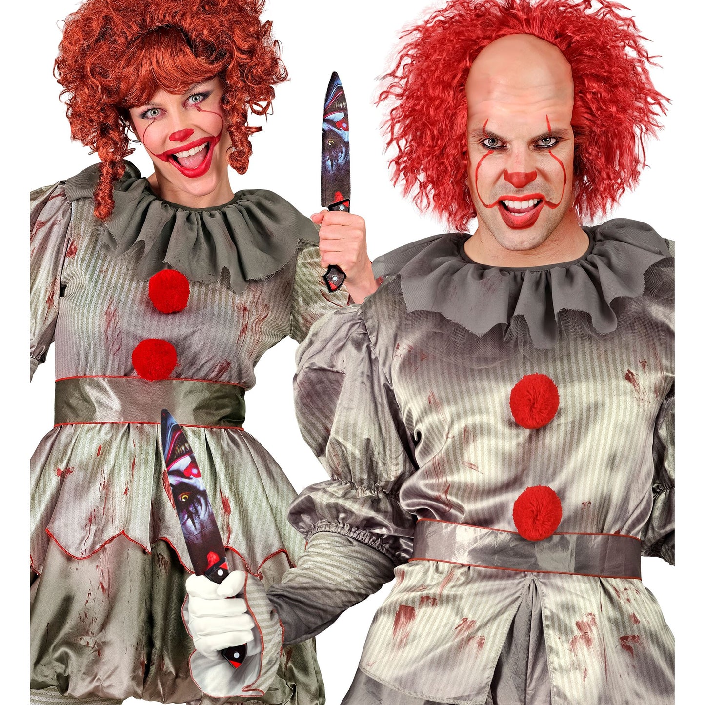"HORROR CLOWN MESSER" 31 cm – Ansicht 3