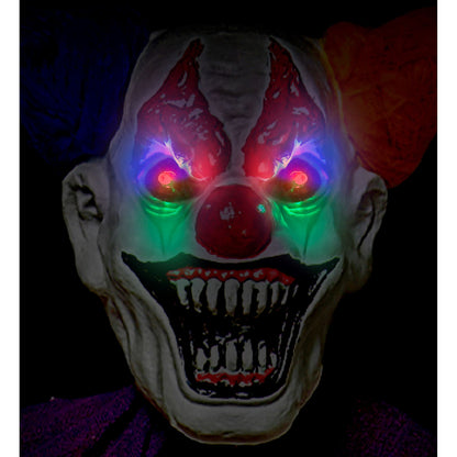 "HORROR CLOWN MIT PULSIEREND BLINKENDEN FARBWECHSELNDEN LED AUGEN" 232 cm – Ansicht 3